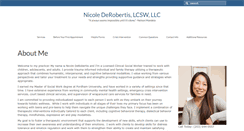 Desktop Screenshot of nderobertislcsw.com