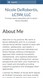 Mobile Screenshot of nderobertislcsw.com